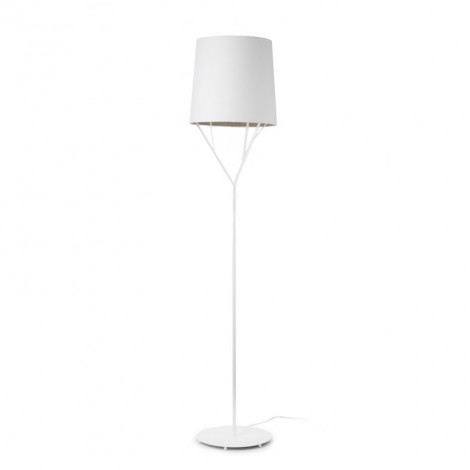 Lampadaire design blanc abat-jour blanc|Lampadaire|Lampe Avenue