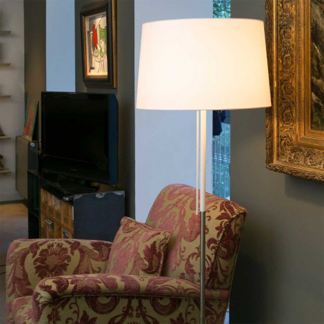 Lampadaire salon abat-jour blanc|Lampadaire|Lampe Avenue