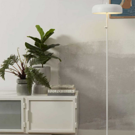 Lampadaire Porto blanc en métal|Lampadaire|Lampe Avenue