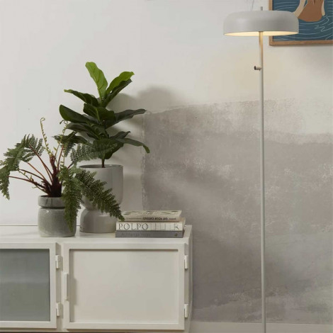 Lampadaire Porto gris clair en métal|Lampadaire|Lampe Avenue