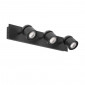 Rampe applique 3 spots noirs|Spot|Lampe Avenue