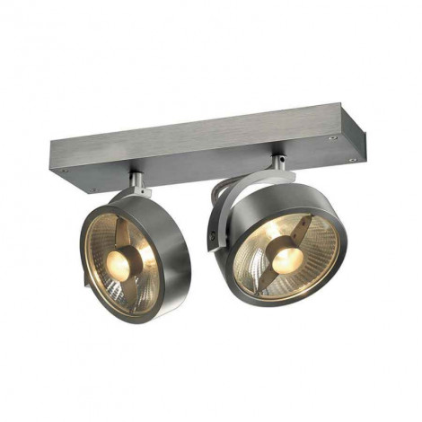 KALU 2 QPAR111 plafonnier alu brossé ES111 max 2x75W|Appliques murales|Lampe Avenue