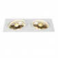 TRIA 2 ES111 encastré carré blanc max 2x75W clips ressorts|Spot|Lampe Avenue