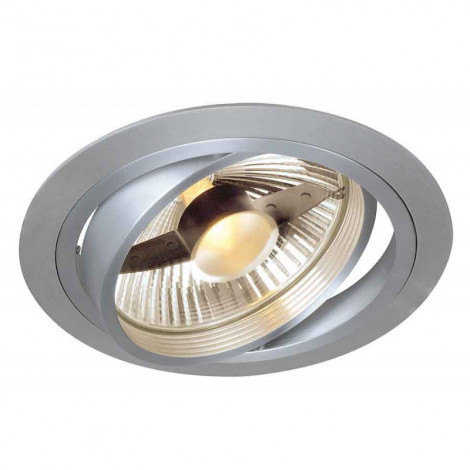 TRIA ES111 ROND encastré alu brossé GU10 max 75W lames ressorts|Spot|Lampe Avenue