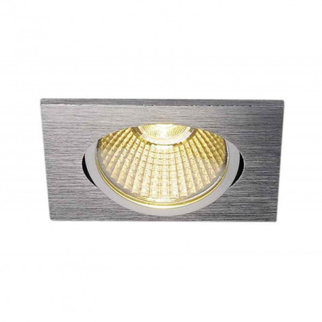 KIT TRIA 68 LED carré alu brossé 9W 3000K 38° alim inclus|Spot|Lampe Avenue