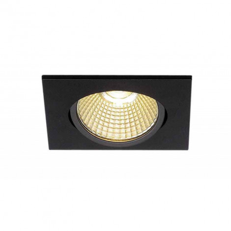 KIT TRIA 68 LED carré noir 9W 3000K 38° alim inclus|Spot|Lampe Avenue