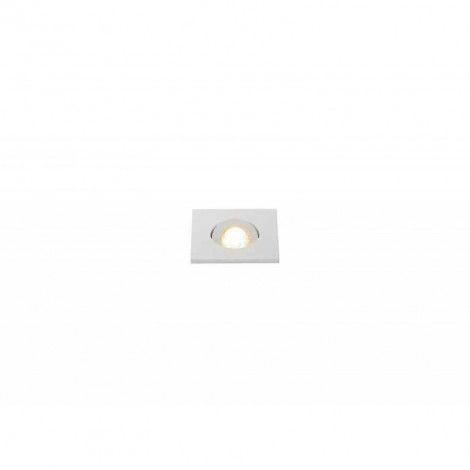KIT TRIA MINI LED carré encastré blanc 3W 3000K 30° alim et clips ressorts|Spot|Lampe Avenue
