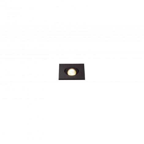 KIT TRIA MINI LED carré encastré noir 3W 3000K 30° alim et clips ressorts|Spot|Lampe Avenue