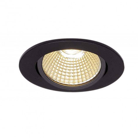 KIT TRIA 68 LED rond noir 9W 3000K 38° alim inclus|Spot|Lampe Avenue