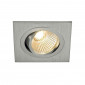 KIT TRIA DL CARRE alu brossé 6W 2700K 38°|Spot|Lampe Avenue