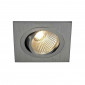 KIT TRIA LED DL CARRE alu brossé 6W 3000K 38° clips ressorts|Spot|Lampe Avenue