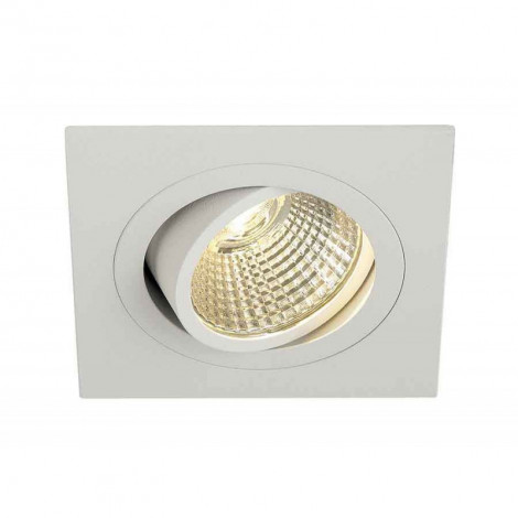 KIT TRIA LED DL CARRE blanc mat 6W 3000K 38° clips ressorts|Spot|Lampe Avenue