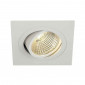 KIT TRIA LED DL CARRE blanc mat 6W 3000K 38° clips ressorts|Spot|Lampe Avenue