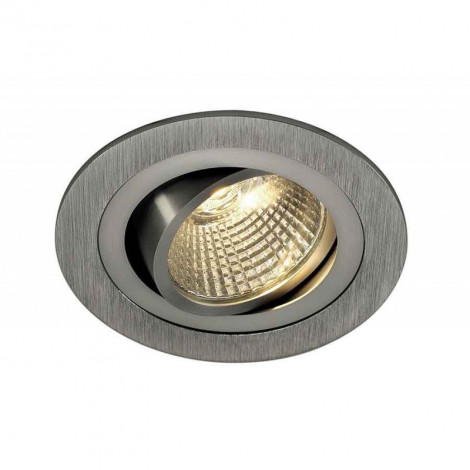 KIT TRIA LED DL ROND alu brossé 6W 3000K 38° clips ressorts|Spot|Lampe Avenue