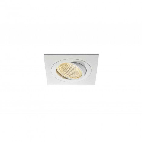 KIT TRIA LED carré blanc 12W 3000K 38° alim et clips ressorts inclus|Spot|Lampe Avenue