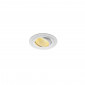 KIT TRIA LED rond blanc 12W 2700K 38° alim et clips ressorts inclus|Spot|Lampe Avenue