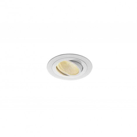 KIT TRIA LED rond blanc 12W 3000K 38° alim et clips ressorts inclus|Spot|Lampe Avenue