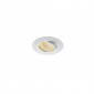 KIT TRIA LED rond blanc 12W 3000K 38° alim et clips ressorts inclus|Spot|Lampe Avenue