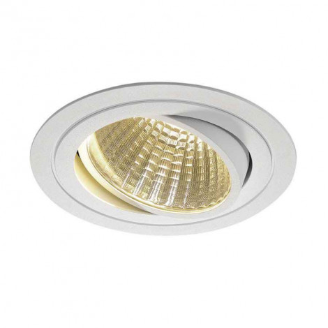 KIT TRIA LED rond blanc 25W 3000K 30° alim et clips ressorts inclus|Spot|Lampe Avenue