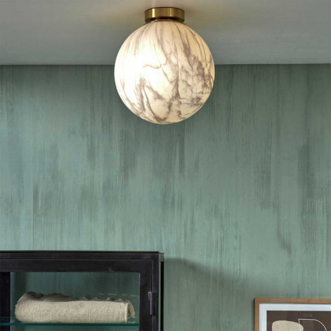 Plafonnier boule D28 couleur marbre|Plafonnier|Lampe Avenue