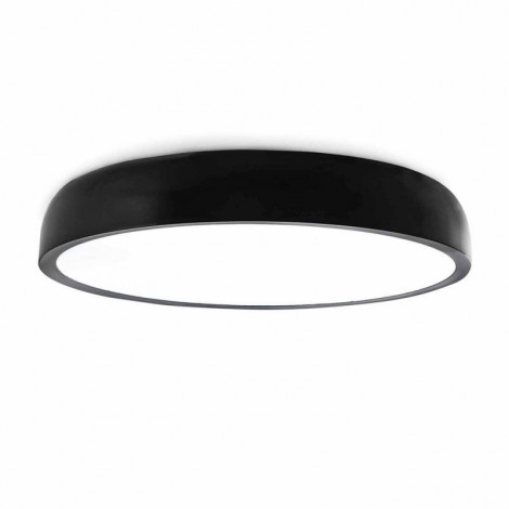 Grand plafonnier noir rond|Plafonnier|Lampe Avenue