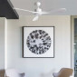 Ventilateur de plafond Luzon blanc|Plafonnier|Lampe Avenue