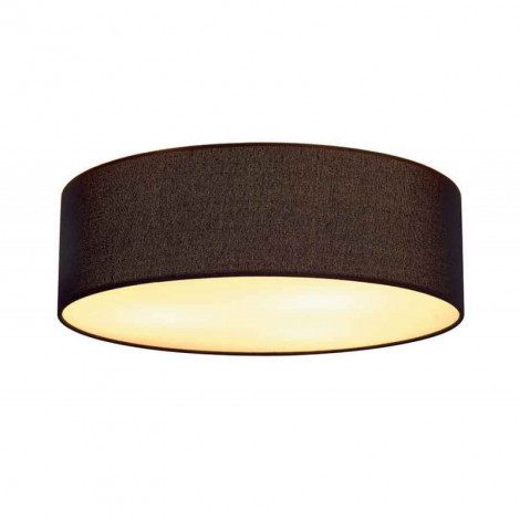 TENORA CL-1 plafonnier chrome diffuseur noir E27 max 3x23W|Suspensions|Lampe Avenue