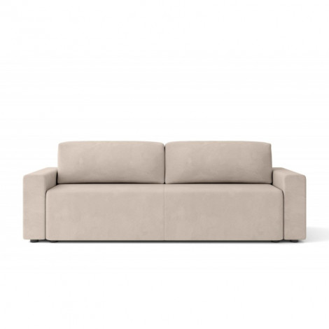 Canapé droit MAX convertible velours grège 3 places|Canape|Baita Home