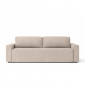 Canapé droit MAX convertible velours grège 3 places|Canape|Baita Home