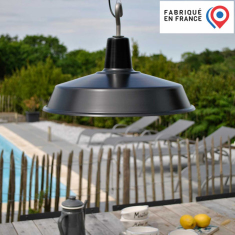 Suspension extérieure noire 45cm Fabriquée en France|Suspensions|Lampe Avenue Suspension extérieure noire 45cm Fabriquée en France|Suspensions|Lampe Avenue