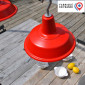 Suspension extérieure rouge 30cm Fabriquée en France|Suspensions|Lampe Avenue Suspension extérieure rouge 30cm Fabriquée en France|Suspensions|Lampe Avenue