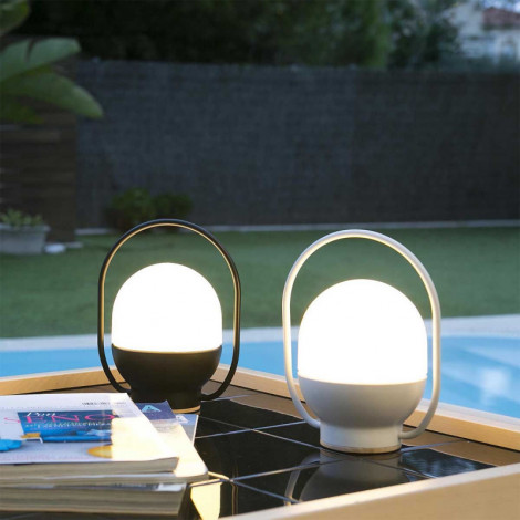 Lampe portable noire|Exterieur|Lampe Avenue