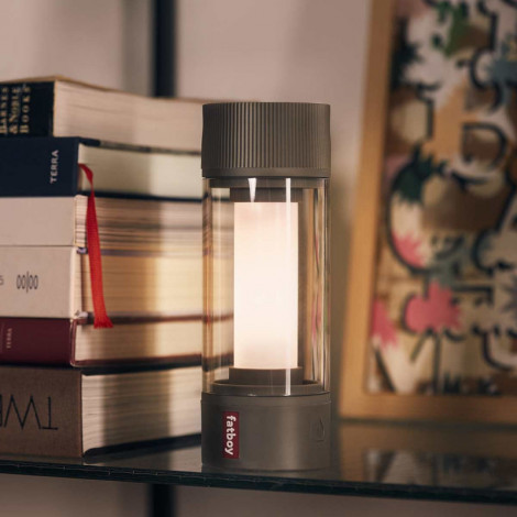 Lanterne rechargeable taupe|Exterieur|Lampe Avenue