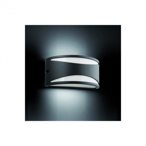 Applique extérieur grise foncée demi cylindre Faro|Exterieur|Lampe Avenue Applique extérieur grise foncée demi cylindre Faro|Exterieur|Lampe Avenue