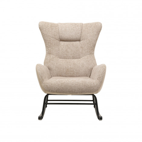 Fauteuil à bascule Romeo beige Kare Design|Fauteuil / Chauffeuse|Kare