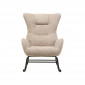 Fauteuil à bascule Romeo beige Kare Design|Fauteuil / Chauffeuse|Kare