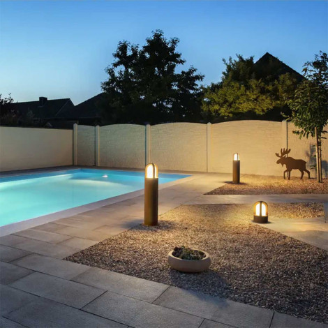 RUSTY CONE borne fonte rouillée E14 max 40W IP54|Exterieur|Lampe Avenue RUSTY CONE borne fonte rouillée E14 max 40W IP54|Exterieur|Lampe Avenue