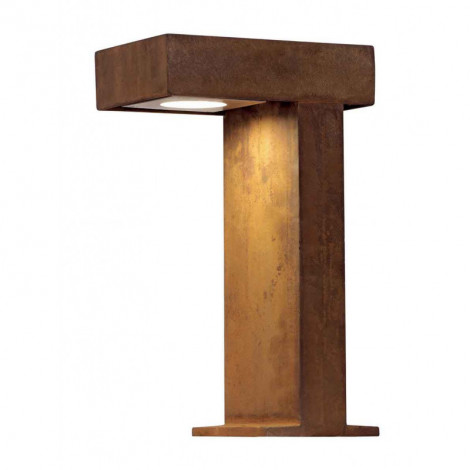 RUSTY PATHLIGHT borne fonte rouillée GX53 max 9W|Exterieur|Lampe Avenue RUSTY PATHLIGHT borne fonte rouillée GX53 max 9W|Exterieur|Lampe Avenue