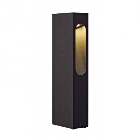 SLOTBOX 40 borne rectangulaire anthracite 45W LED blanc chaud|Exterieur|Lampe Avenue