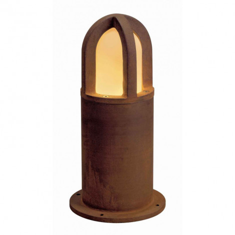 RUSTY CONE 40 borne fonte rouillée E27 éco énergie max 11W IP54|Exterieur|Lampe Avenue