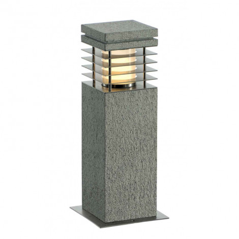 ARROCK GRANITE 40 borne granit poivre & sel E27 max 15W|Exterieur|Lampe Avenue