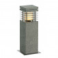 ARROCK GRANITE 40 borne granit poivre & sel E27 max 15W|Exterieur|Lampe Avenue