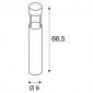 SLOTS 65 borne fonte rouillée 63W LED 3000K|Exterieur|Lampe Avenue SLOTS 65 borne fonte rouillée 63W LED 3000K|Exterieur|Lampe Avenue