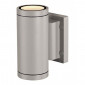 MYRA UPetDOWN applique gris argent 2xGU10 max 2x35W IP55|Exterieur|Lampe Avenue