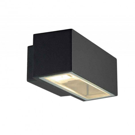 BOX R7s applique carrée antracite R7s max 80W up-down|Exterieur|Lampe Avenue