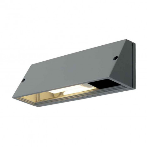 PEMA CARREE applique gris argent E27 max 15W|Exterieur|Lampe Avenue
