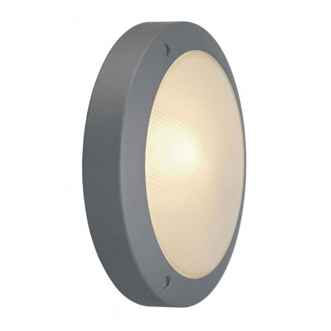 BULAN applique ronde gris argent E14 max 60W verre satiné|Appliques murales|Lampe Avenue