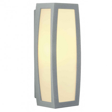 MERIDIAN BOX applique gris argent E27 max 25W|Exterieur|Lampe Avenue