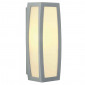 MERIDIAN BOX applique gris argent E27 max 25W|Exterieur|Lampe Avenue