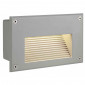 BRICK LED DOWNUNDER encastré rectangulaire gris argent LED 3000K|Exterieur|Lampe Avenue